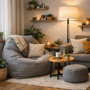 Angolo relax in un piccolo appartamento. Cosa funziona meglio?
