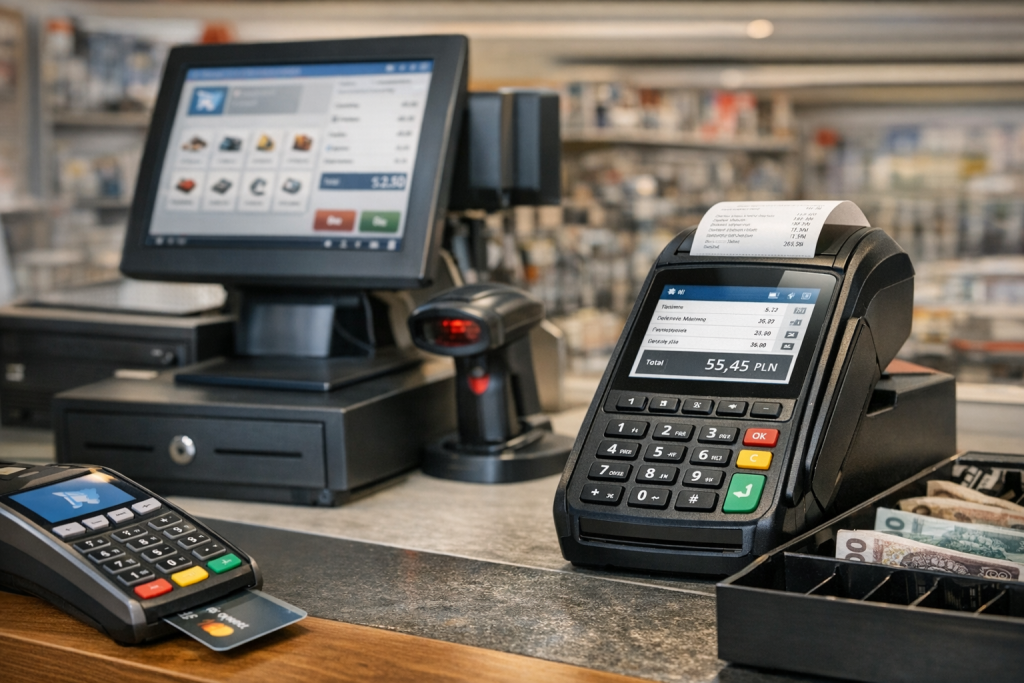 Nowoczesny system POS w sklepie