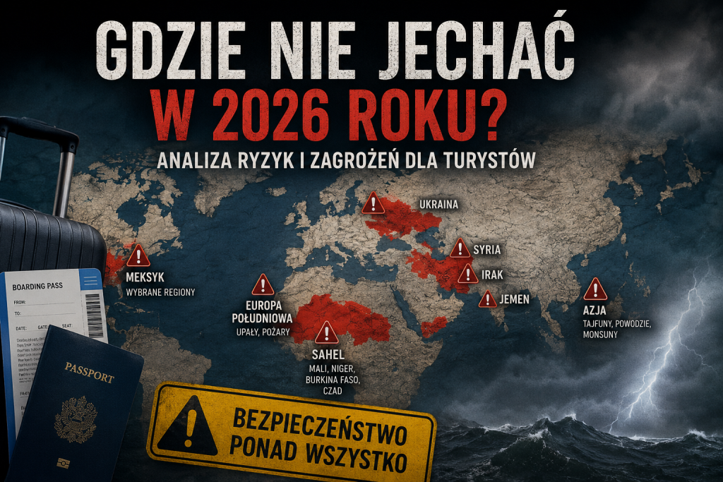 Gdzie nie jechać w 2026 roku?